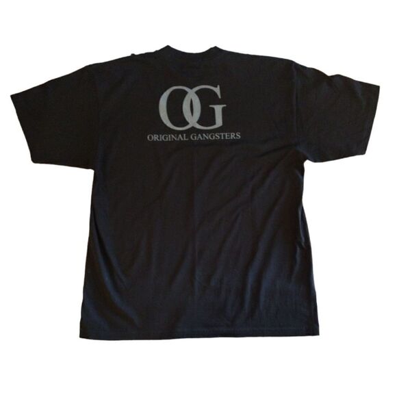 Y2K SHAKA Wear Black OG Original Gangsters Hip Hop Print Tee Men's 2XL - Picture 7 of 10